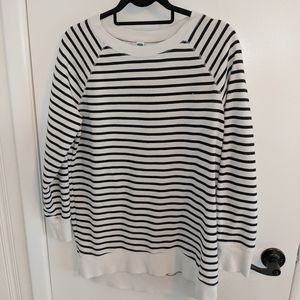 Old Navy Striped Tunic Sweatshirt